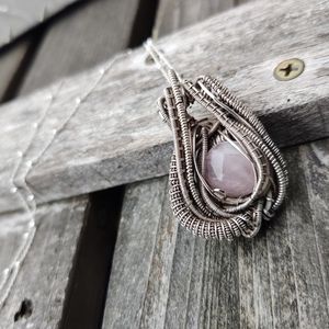 Rose Quartz in Sterling Silver